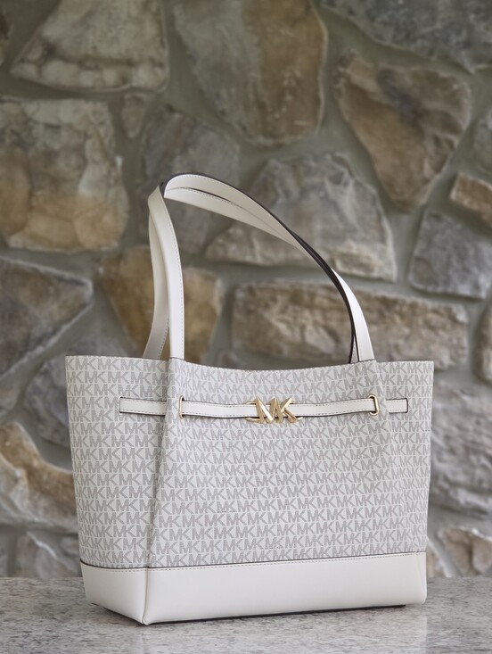 Michael Kors Handbags - Michael Kors Reed Logo Large Belted Tote